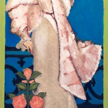 Malerei mit dem Titel "N°996  Les 111 ans…" von R. Cavalié, Original-Kunstwerk, Pastell Auf Holzplatte montiert