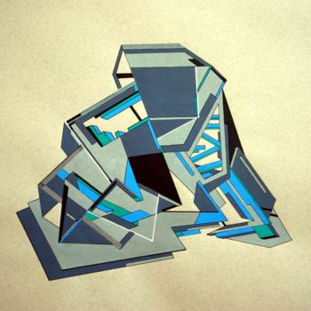 Malerei mit dem Titel "Interlude 10" von Clément Charoy, Original-Kunstwerk, Marker