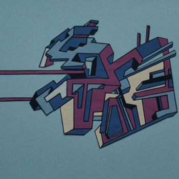 제목이 "Toulouse 1"인 미술작품 Clément Charoy로, 원작, 마커