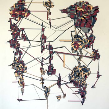 Painting titled "Toulouse 2 (Croix D…" by Clément Charoy, Original Artwork, Marker