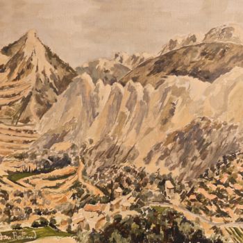 Peinture intitulée "Les Dentelles au ma…" par Dominique Bertrand, Œuvre d'art originale, Huile
