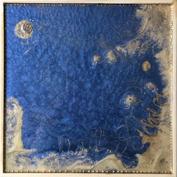 Malerei mit dem Titel "Om 6/108 - Nuit ind…" von Mona Bessaa, Original-Kunstwerk