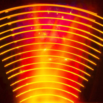Arts numériques intitulée "ONDES, RADAR,LIGHT…" par Blaise Lavenex, Œuvre d'art originale