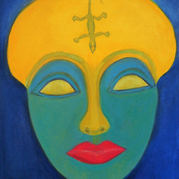 Peinture intitulée "pharaonische Impres…" par Sigrun Neumann (Sineu), Œuvre d'art originale, Acrylique