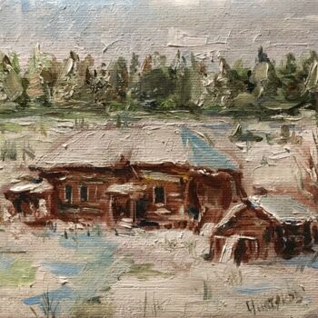 Ζωγραφική με τίτλο "Oil Painting on Can…" από Vsevolod Chistiakov, Αυθεντικά έργα τέχνης