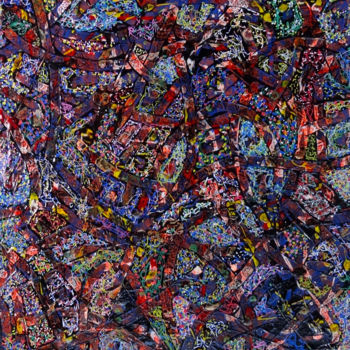 Peinture intitulée "HPL-35x27-ref-120.j…" par Joel Jambou, Œuvre d'art originale, Acrylique