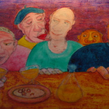 Painting titled "tronches de bar 3…" by Gerrit Gerard Visser, Original Artwork