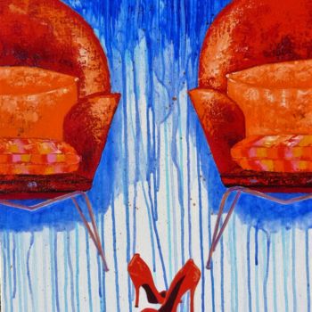 Peinture intitulée "PASSION à DEUX" par Annaïg Le Bihan, Œuvre d'art originale