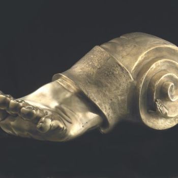 Sculpture intitulée "Zoé" par Sak, Œuvre d'art originale, Bronze