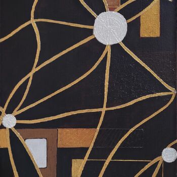 Pittura intitolato "Meeting Points V" da Silvana Klaric, Opera d'arte originale, Acrilico