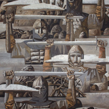 제목이 "Nullah"인 미술작품 Andrey Simakov로, 원작, 기름