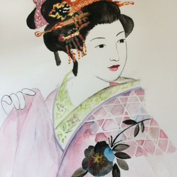 Peinture intitulée "Gaicha" par Lapiche, Œuvre d'art originale