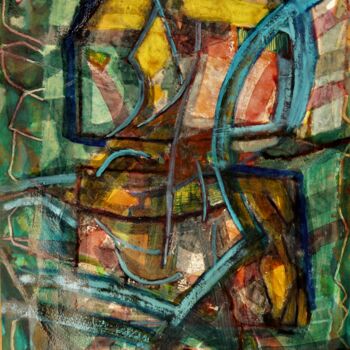 Painting titled "Jotumheim" by Philippe Casaubon, Original Artwork, Oil