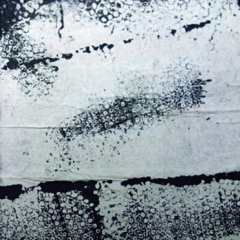 Painting titled "Dentelle 3 10x10.jpg" by Christine Membrez, Original Artwork