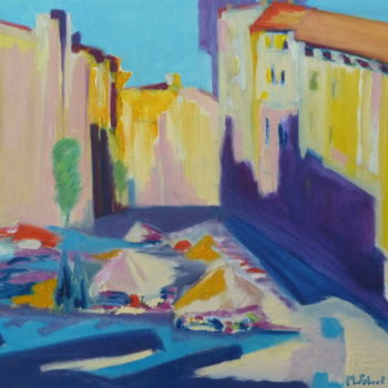 Painting titled "Palce St Michel Bor…" by Martin Jobert, Original Artwork