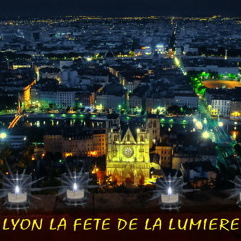 Photography titled "LYON, LA FETE DE LA…" by Blaise Lavenex, Original Artwork