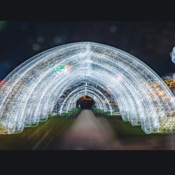 Arts numériques intitulée "PONT DE LUMIERE, MO…" par Blaise Lavenex, Œuvre d'art originale