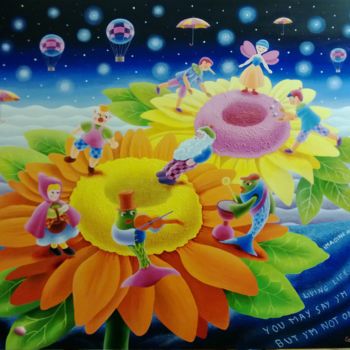 Pittura intitolato "j m a dreamer" da Antonio Calabrese, Opera d'arte originale
