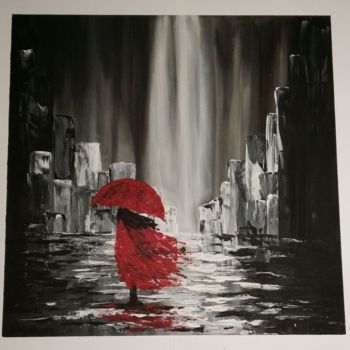 Painting titled "Dark Rain.jpg" by Any Staub, Original Artwork