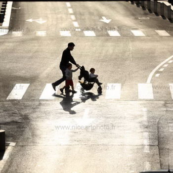 Photography titled "pere-de-famille.jpg" by Valery Trillaud, Original Artwork