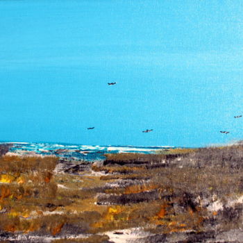 Peinture intitulée "cote-sauvage.jpg" par Didier Duclos, Œuvre d'art originale, Acrylique