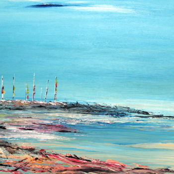Peinture intitulée "la-pointe-et-les-vo…" par Didier Duclos, Œuvre d'art originale, Acrylique