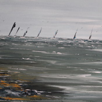 Peinture intitulée "Vent des Globes" par Didier Duclos, Œuvre d'art originale, Acrylique