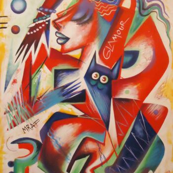 Pintura titulada "glamour-2-003.jpg" por Kaola Oty, Obra de arte original