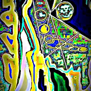 Digital Arts με τίτλο "Contradiction" από Mysane, Αυθεντικά έργα τέχνης, Ψηφιακή ζωγραφική