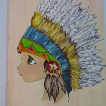 Peinture intitulée "img-6320.jpg" par Sarah Ben Marzouk, Œuvre d'art originale, Acrylique