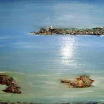 Peinture intitulée "la-baie-du-pouldu-p…" par Didier Duclos, Œuvre d'art originale, Huile