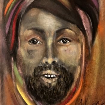 Peinture intitulée "Sasha" par Catherine Lesueur (C.Lesueur), Œuvre d'art originale, Pastel