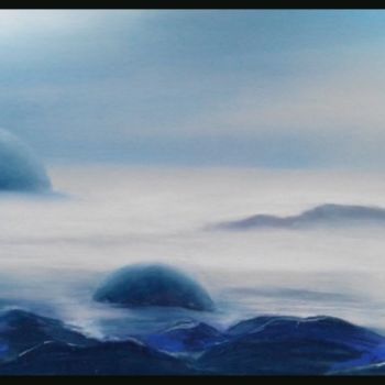 Peinture intitulée "Paysages Libres-n°8…" par Murielle Léger, Œuvre d'art originale, Pastel