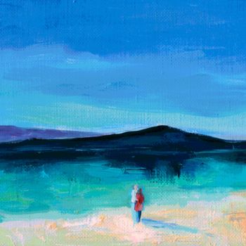 Painting titled "Couple" by Tanya Firn, Original Artwork, Oil