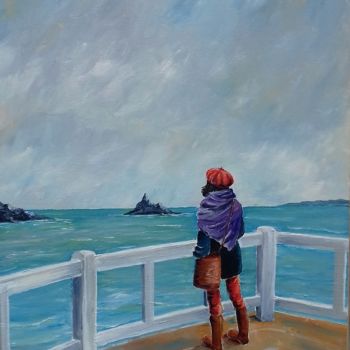 Painting titled "Temps frais" by Flachet, Original Artwork, Oil