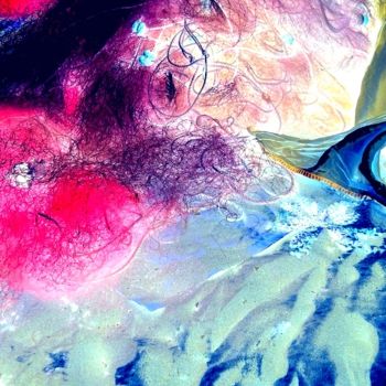 Arts numériques intitulée "traces-de-mer-2" par Mysane, Œuvre d'art originale, Peinture numérique