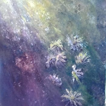 Ζωγραφική με τίτλο "abstrait-a-margueri…" από Marian Cobos, Αυθεντικά έργα τέχνης, Ακρυλικό