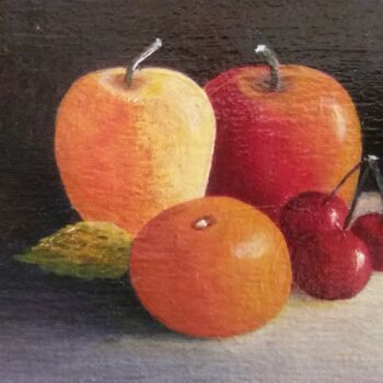 Peinture intitulée "Nature Morte" par Charles Corbin, Œuvre d'art originale, Huile