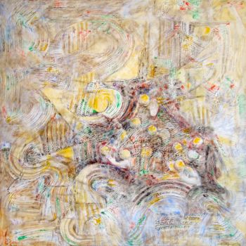 Peinture intitulée "In-Spirale la Vie" par Christiane Seguin, Œuvre d'art originale, Acrylique