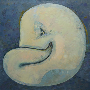 Painting titled "Yum-yum" by Arman Bai, Original Artwork, Oil