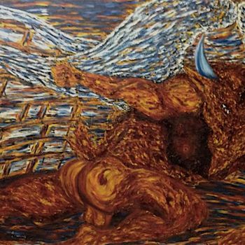 Pittura intitolato "Labyrinth of the Mi…" da Male Beauty Forum Lifestyle, Opera d'arte originale, Olio