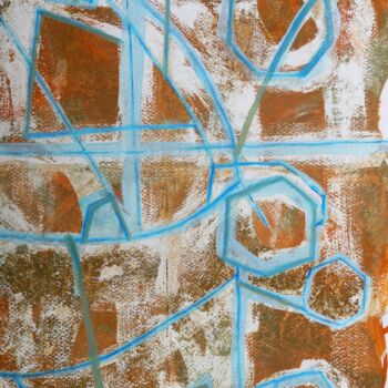 「Larves」というタイトルの絵画 Philippe Casaubonによって, オリジナルのアートワーク, インク