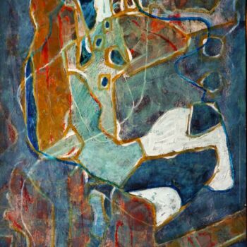 Peinture intitulée "Latina" par Philippe Casaubon, Œuvre d'art originale, Gouache
