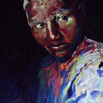 Peinture intitulée "L'espoir" par Eva-Jo, Œuvre d'art originale, Huile