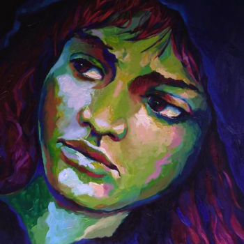 Peinture intitulée "Aujourd'hui et dema…" par Eva-Jo, Œuvre d'art originale, Huile