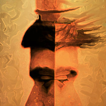 Digital Arts με τίτλο "sandsturm  ( tempêt…" από Sigrun Neumann (Sineu), Αυθεντικά έργα τέχνης, Ψηφιακή ζωγραφική