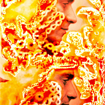 Digitale Kunst mit dem Titel "marabout" von Sigrun Neumann (Sineu), Original-Kunstwerk, Digitale Malerei