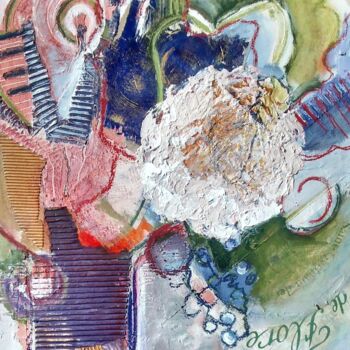 Peinture intitulée "FLORE" par Véronique Soitel, Œuvre d'art originale, Acrylique