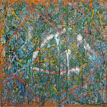Painting titled "" fantômes "" by Jerome Cordier, Original Artwork, Acrylic