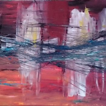 Peinture intitulée "Mirage : L052" par Laou, Œuvre d'art originale, Acrylique